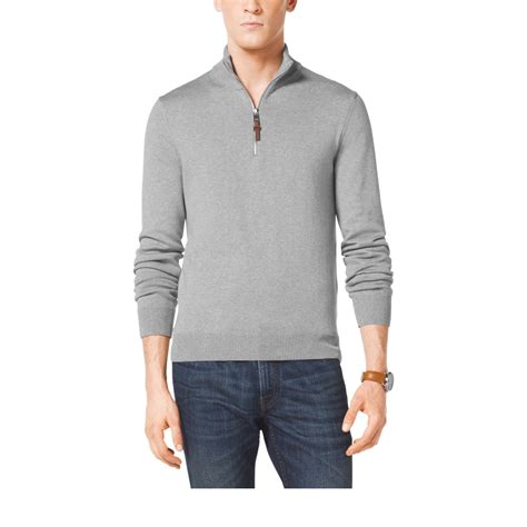 michael kors half zip|Cotton Blend Half.